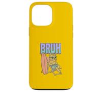 Bruh Yorkshire Terrier Surfing Funny Dog Case for iPhone 13 Pro Max
