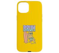 Bruh Yorkshire Terrier Surfing Funny Dog Case for iPhone 15 Plus
