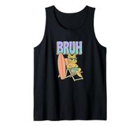 Bruh Yorkshire Terrier Surfing Funny Dog Tank Top