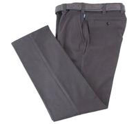 BRUHL Mens Catania B Giza Cotton Chinos - Anthracite Grey - W40 L30