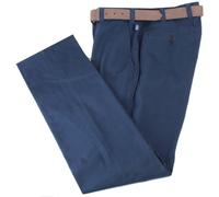 Bruhl Mens Catania B Nanotec Gabardine Stretch Chinos - Marine Navy - W40 L32