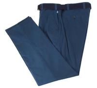 BRUHL Mens Catania B Nanotec Gabardine Stretch Chinos - Marine Navy - W42 L32