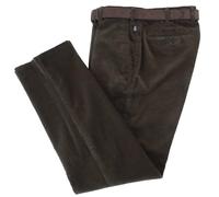 BRUHL Mens Parma B Fine Cord Trousers - Khaki Green - W36 L30