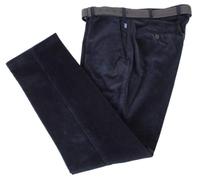 BRUHL Mens Parma B Genua Cord Trousers - Marine Navy - W32 L32