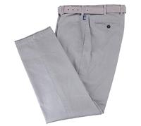 Bruhl Mens Parma B Textured Cotton Chinos - Grey - W40 L30