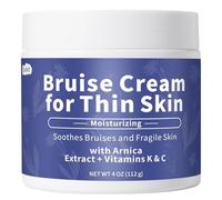 Bruise Cream Extra Strength Fast Healing Thin Skin - Fast-Acting Relief for Bruising & Swelling - Enriched with Arnica Montana & Vitamins K, C & E - Moisturizing, Non-Greasy - 4 oz