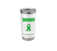 Bruised Not Broken Traumatic Brain Injury TBI Survivor Stainless Steel Insulated Tumbler
