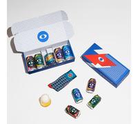Brulo Non-Alcoholic Beer Sabro Galaxy Gift Set - 7 Hop IPA, Stout, Gose, Sabro IPA, Glass & Socks - Alcohol-Free, Christmas, Dry January
