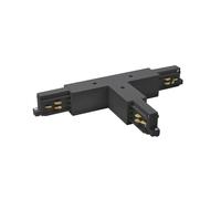 BRUMBERG ONETRACK T-connector, black, protective earth on the left