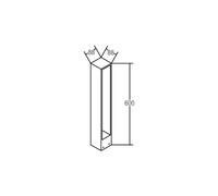 BRUMBERG Trian LED path light, graphite