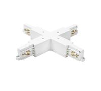 BRUMBERG white cross connector for the ONETRACK track lighting system