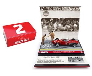 Brumm S25/01 Ferrari 156 Sharknose Phil Hill 'Pit Stop at Monza' 1961 - 1/43