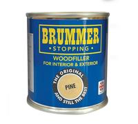 Brummer Wood Filler Pine 250g - 2 Sizes & Assorted Shades | Ideal for DIY Wood Repairs & Restorations