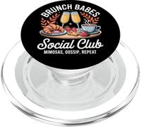 Brunch Babes Social Club Cute Besties Weekend PopSockets PopGrip for MagSafe