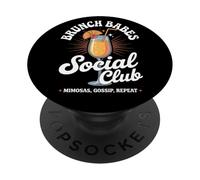 Brunch Babes Social Club Kawaii Besties Mimosas PopSockets Adhesive PopGrip