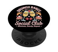 Brunch Babes Social Club Kawaii Besties Weekend PopSockets Adhesive PopGrip