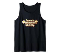 Brunch Enthusiast Society Breakfast Coffee Humor Tank Top