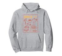 Brunch O'Clock Breakfast Coffee Pancakes Bacon Funny Food Pullover Hoodie