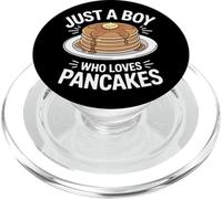 Brunch Squad Just A Boy Who Loves Pancakes PopSockets PopGrip for MagSafe