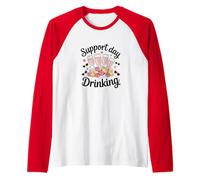Brunch Squad Mimosa Vibes Graphic Raglan Baseball Tee