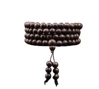 Brunei Aquilaria sinensis Agarwood Buddha Beads Rosary Multiple sizes Natural Antique Craftsmanship Old Material