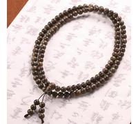 Brunei Old Agarwood Bracelet 108 Buddhist Beads Agarwood Bracelet Beads Necklace-8mm
