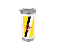 Bruneian Flag of Brunei Stainless Steel Insulated Tumbler