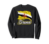 Bruneian Flag Patriotic Asian Men Women Kids Brunei Sweatshirt