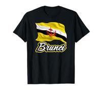 Bruneian Flag Patriotic Asian Men Women Kids Brunei T-Shirt