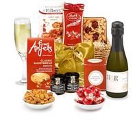 Brunel Prosecco Hamper - Budget Prosecco Gift Set with Gourmet Nuts, Shortbread, Fruit Cake & Premium Chocolates - Small Gourmet Gifts Family & Friends, from Regency Hampers