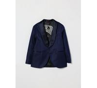 BRUNELLO CUCINELLI Boy's Single-Breasted Silk Blazer with Shawl Collar - Size: 8 - male
