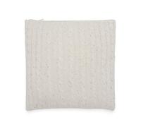 Brunello Cucinelli cable-knit sequin-embellished cushion - Neutrals One Size