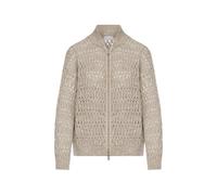 Brunello Cucinelli Dazzling Braids zip-up linen cardigan - Neutrals S
