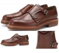 Brunello Cucinelli Double Monk Pattern Shoes Brogues Monk-Strap New 42