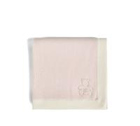 Brunello Cucinelli Kids cashmere rib-knit Baby Bernie blanket - Pink One Size