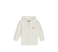 Brunello Cucinelli Kids cotton cable-knit Baby Bernie hooded sweatshirt - White 6 mth-9 mth-12 mth-18 mth-24 mth-36 mth