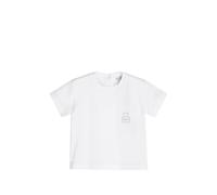 Brunello Cucinelli Kids cotton jersey Baby Bernie T-shirt - White 3 mth-6 mth-9 mth-12 mth-18 mth-24 mth-36 mth