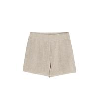 Brunello Cucinelli Kids sparkling cotton ribbed net knit shorts - Neutrals 8-9-10-11-12-12+