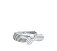 Brunello Cucinelli Kids sparkling striped cotton Baby Bernie headband - White S-M