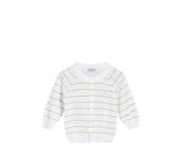 Brunello Cucinelli Kids striped cotton lightweight Baby Bernie cardigan - White 3 mth-6 mth-9 mth-12 mth-18 mth-24 mth-36 mth
