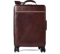 Brunello Cucinelli leather wheeled suitcase - Red One Size