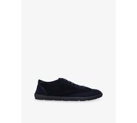 Brunello Cucinelli Mens Brunello Cucinelli Tonal Suede Trainers Navy Eur 44 / 10 UK Men