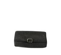 Brunello Cucinelli monili-embellished leather-trim clutch bag - Black OS