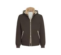 Brunello Cucinelli stretch bonded nylon down jacket with detachable hood - Brown XXS-XS-S-M-L-XL-XXL-3XL-4XL