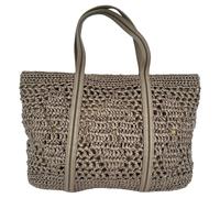 Brunello Cucinelli Women's Preloved Woven Tote Bag Brown Raffia