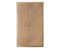 Brunello Cucinelli wood, Krio brass backgammon set - Brown OS