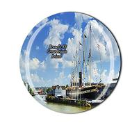 Brunel's SS Great Britain Bristol England Fridge Magnet Souvenir Gift Crystal Magnetic Sticker