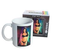 Brunette Stripper Lady Coffee Tea Mug Cup 18+ Adults Only Must have to Make them Laugh Mens Mans Gents Adult Novelty Ideal Saucy Amusing Gift Present Christmas Birthday Secret Santa Stocking Filler