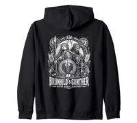 Brunhild And Gunther Oaths Break Kingdoms Viking Zip Hoodie