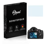 Bruni Screen Protector compatible with Canon PowerShot SX40 HS Protector Film, crystal clear Protective Film (2X)